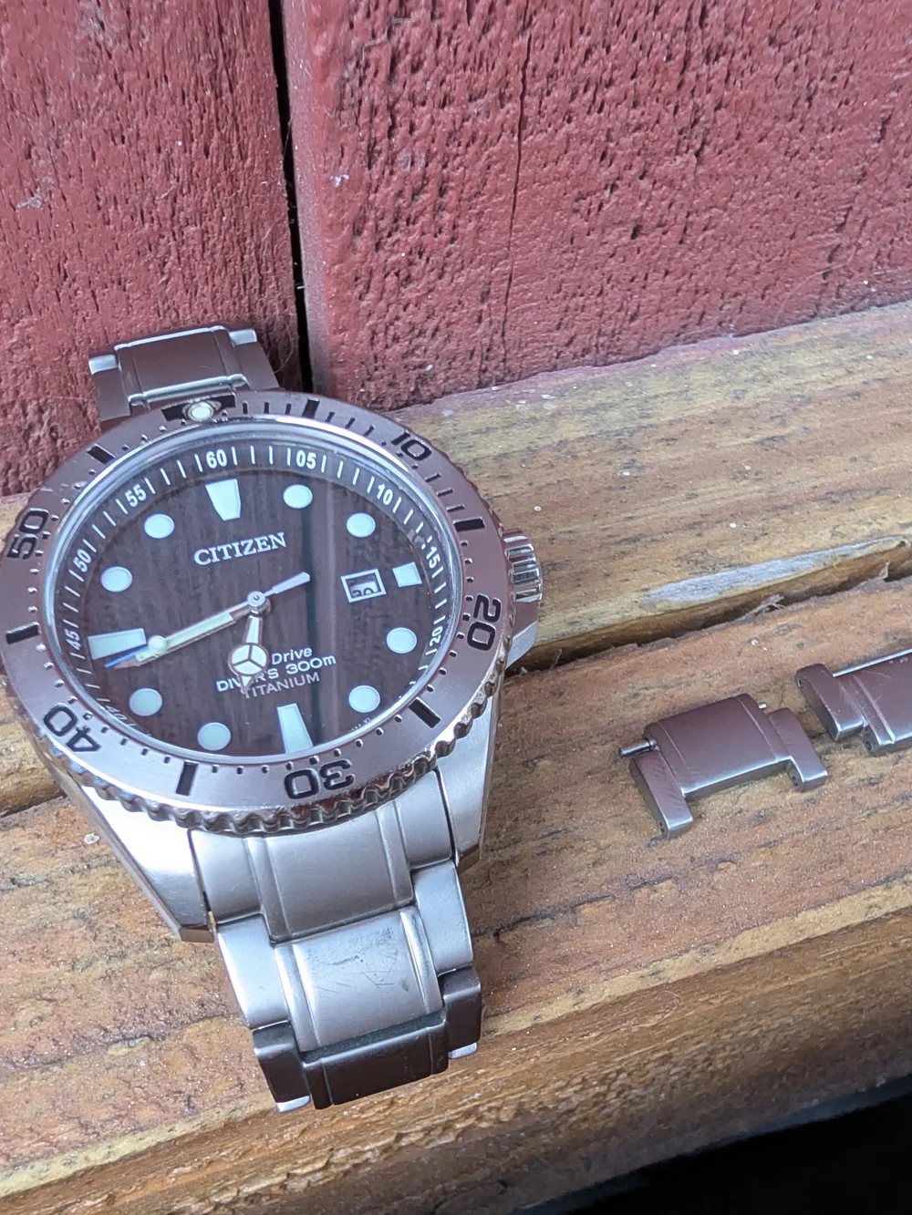 Citizen Eco-Drive Titanium Diver Watch - Black Dial